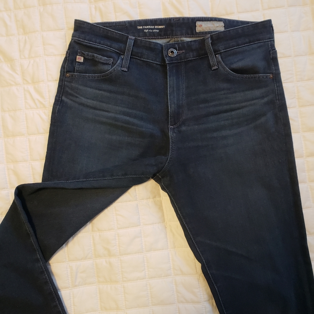 AG The Farrah Skinny high-rise skinny Contour 360